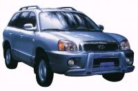    Защита бампера передняя Hyundai Santa Fe (2004-2006)