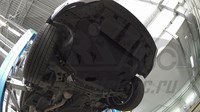 Защита картера двигателя и кпп Lexus (лексус) NX, V-2.5hib, 2, 0; 2, 0t (2014-) (композит 6 мм) 