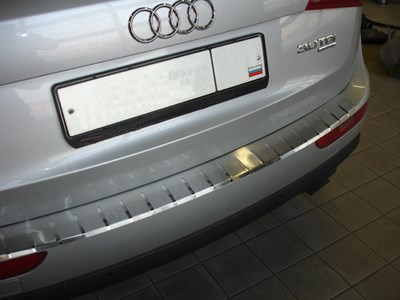 Накладки на задний бампер с загибом Audi (Ауди) Q5 (2008- ) SKU:181521qw ― PEARPLUS.ru