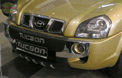 Решётка радиатора хромированная оригинал Hyundai (хендай) Tucson (2003 по наст.) 