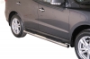   Боковые подножки  (пороги)  нерж. сталь Hyundai (хендай) Santa Fe (санта фе) (2010-2012) 