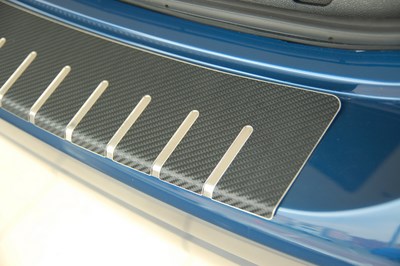Накладки на задний бампер с загибом Volkswagen Passat B6 4d (2005- ) серия 30