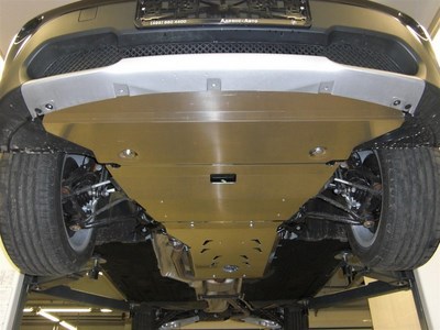 Защита картера BMW X1 полный привод V-2,0TD (2011-) + КПП 2 части