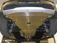 Защита картера BMW (бмв) X1 полный привод V-2, 0TD (2011-) + КПП 2 части