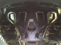 Защита картера BMW (бмв) X5 (X5) V-3, 5; 4, 0; 5, 0; 3, 0TD, X5 (X5) M-пакет (10.2013-) + КПП, 2 части