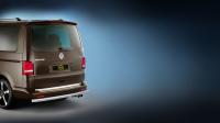 Защита бампера задняя,нерж. сталь, цвет: Матовый, 60мм  Volkswagen  T5 Transporter/Multivan (2003/2009 по наст.)