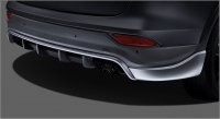 Юбка задняя под окраску  Hyundai Santa Fe (2012 по наст.)
