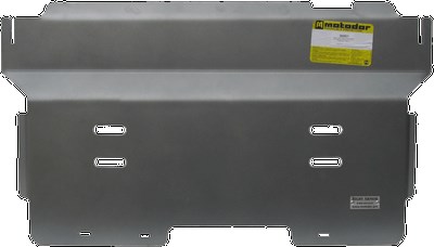Алюминиевая защита двигателя, переднего дифференциала, КПП, радиатора и раздаточной коробки толщиной 8 мм Dodge (додж) Ram 1500 5.7 DS,  пикап,  4WD,  бензин,  АКПП,  (2009-2014) ― PEARPLUS.ru