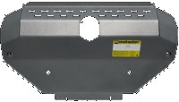 Алюминиевая защита радиатора толщиной 8 мм Land Rover (ленд ровер) Discovery (дискавери) 4 3.0 джип,  полный,  АКПП,  (2010-2014) 