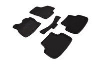 3D коврики для Skoda (шкода) Octavia A7 2013-2020 [Черный]