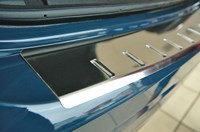 Накладки на задний бампер с загибом Chevrolet (Шевроле) Aveo II 3, 5d (2006-2011) серия 40