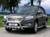 Защита бампера передняя Toyota (тойота) RAV4 (рав 4) (2010 по наст.) SKU:4382qi ― PEARPLUS.ru