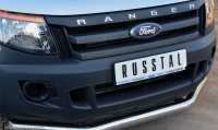 Защита переднего бампера d76 (секции) Ford (Форд) Ranger (рейнджер) (2012 по наст.) ― PEARPLUS.ru