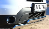 Защита переднего бампера 75х42 / 75х42 овал (дуга) Ford Explorer 2012
