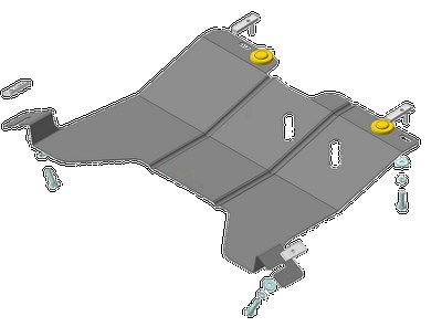 Защита двигателя и КПП  Chery Kimo 1.3аналог 09007,  хэтчбек,  передний,   бензин,  МКПП,  (2007-2014)
