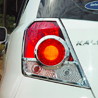 Молдинги на задние фонари хром Chevrolet Aveo (2003-2006)