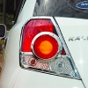 Молдинги на задние фонари хром Chevrolet (Шевроле) Aveo (2003-2006) 