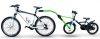 Прицепное устройство детского велосипеда к взрослому (зеленое) 