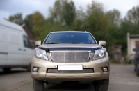 Решетка радиатора (без камеры) d10 Toyota (тойота) Land Cruiser (круизер) (ленд крузер) 150 Prado 2010- ― PEARPLUS.ru