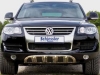 Защита переднего бампера 42 мм полир.нерж.сталь Volkswagen (фольксваген) Touareg (туарег) (2007-2010) 