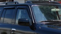 Дефлекторы боковых окон тёмные (4 шт.) Nissan (ниссан) Patrol (2004-2009) 