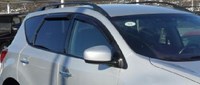 Дефлекторы боковых окон тёмные (4 шт.) Nissan (ниссан) Murano (мурано) 2 (2009 по наст.) 