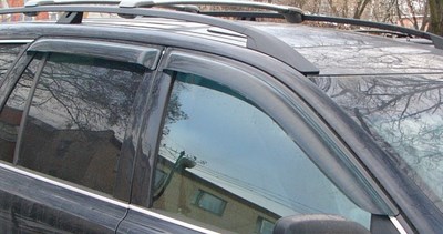 Дефлекторы боковых окон тёмные, 4 шт. Volvo XC90 (2002 по наст.)