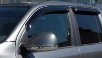 Дефлекторы боковых окон тёмные, 4 шт. Volkswagen (фольксваген) Amarok (амарок) (2010 по наст.) 