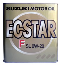 Моторное масло SUZUKI Ecstar SAE 0W-20 SL (3л) 