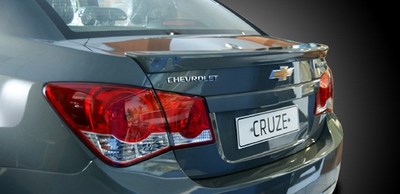 Спойлер на крышку багажника (полиуретан) не окрашен Chevrolet Cruze sedan (2009 по наст.)