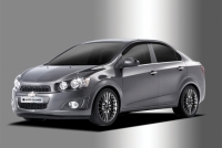 Дефлектор окон тёмные 4шт. Chevrolet (Шевроле) Aveo sedan (2011 по наст.) ― PEARPLUS.ru