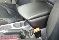 Автоподлокотник серый LINE-VISION с двойной прострочкой для Chevrolet (Шевроле)