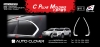 Молдинг рамки задних боковых окон хромированный Chevrolet (Шевроле) Captiva (каптива) (2011 по наст.) 