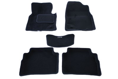 Коврики в салон 3D (ворс) Mazda CX-5 черные 2012- SKU:401937qw