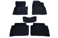 Коврики в салон 3D (ворс) Mazda (мазда) CX-5 (CX 5) черные 2012-