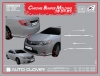Молдинги на передний и задний бампера хром 4шт (минимальный заказ от 10 комплектов)  Toyota (тойота) Camry (2012 по наст.) 