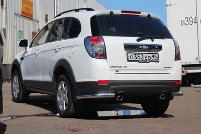 Защита задняя уголки d60, Chevrolet (Шевроле) Captiva (каптива) 2012- ― PEARPLUS.ru