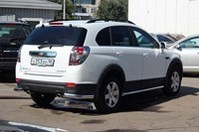 Защита задняя уголки d76, Chevrolet (Шевроле) Captiva (каптива) 2012-