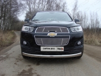 Решётка радиатора верхняя 12 мм Chevrolet (Шевроле) Captiva (каптива) (2013 по наст.) ― PEARPLUS.ru