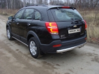 Защита задняя (центральная овал) 75х42 мм Chevrolet (Шевроле) Captiva (каптива) (2013 по наст.) ― PEARPLUS.ru