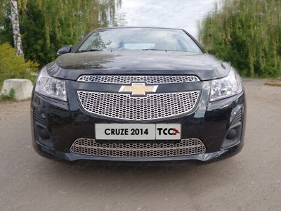 Решетка радиатора верхняя (лист) Chevrolet Cruze 2014