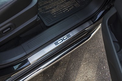 Накладка на внутренние пороги без логотипа (компл. 4шт.) , Ford (Форд) Edge 2014- ― PEARPLUS.ru