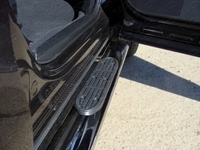 Пороги овальные с накладкой 75х42 мм на Subaru (субару) Forester (форестер) 2013 по наст.