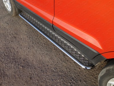 Пороги с площадкой 42,4 мм Ford EcoSport 2014