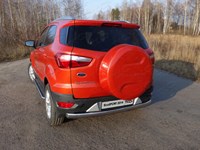 Защита задняя (овальная) 75х42 мм Ford (Форд) EcoSport 2014
