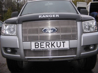 Накладка на решетку бампера d10 Ford (Форд) Ranger (рейнджер) II 2006-2008 ― PEARPLUS.ru