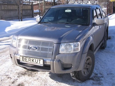Защита передняя двойная d76/60 (эллиптические заглушки) Ford (Форд) Ranger (рейнджер) II 2009-2011 ― PEARPLUS.ru