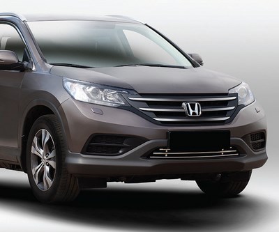 Декоративные элементы на воздухозаборник (черн загл.) d16,Honda CR-V 2013-