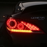 Фонари задние светодиодные. Hyundai (хендай) Genesis (дженесис) Coupe (2009-2011) ― PEARPLUS.ru