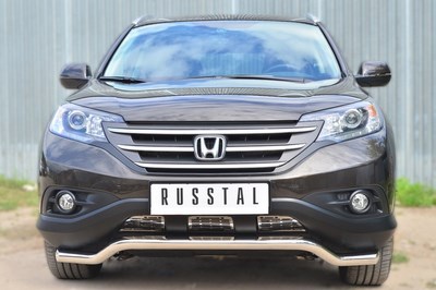 Защита переднего бампера d63 (волна) Honda (хонда) CR-V 2, 4 2013- ― PEARPLUS.ru